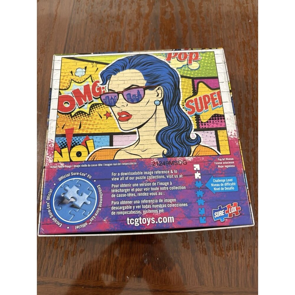 Street Murals 1000 Piece Sure Lox Jigsaw Puzzle Graffiti Pop Art Woman NEW - Picture 6 of 6